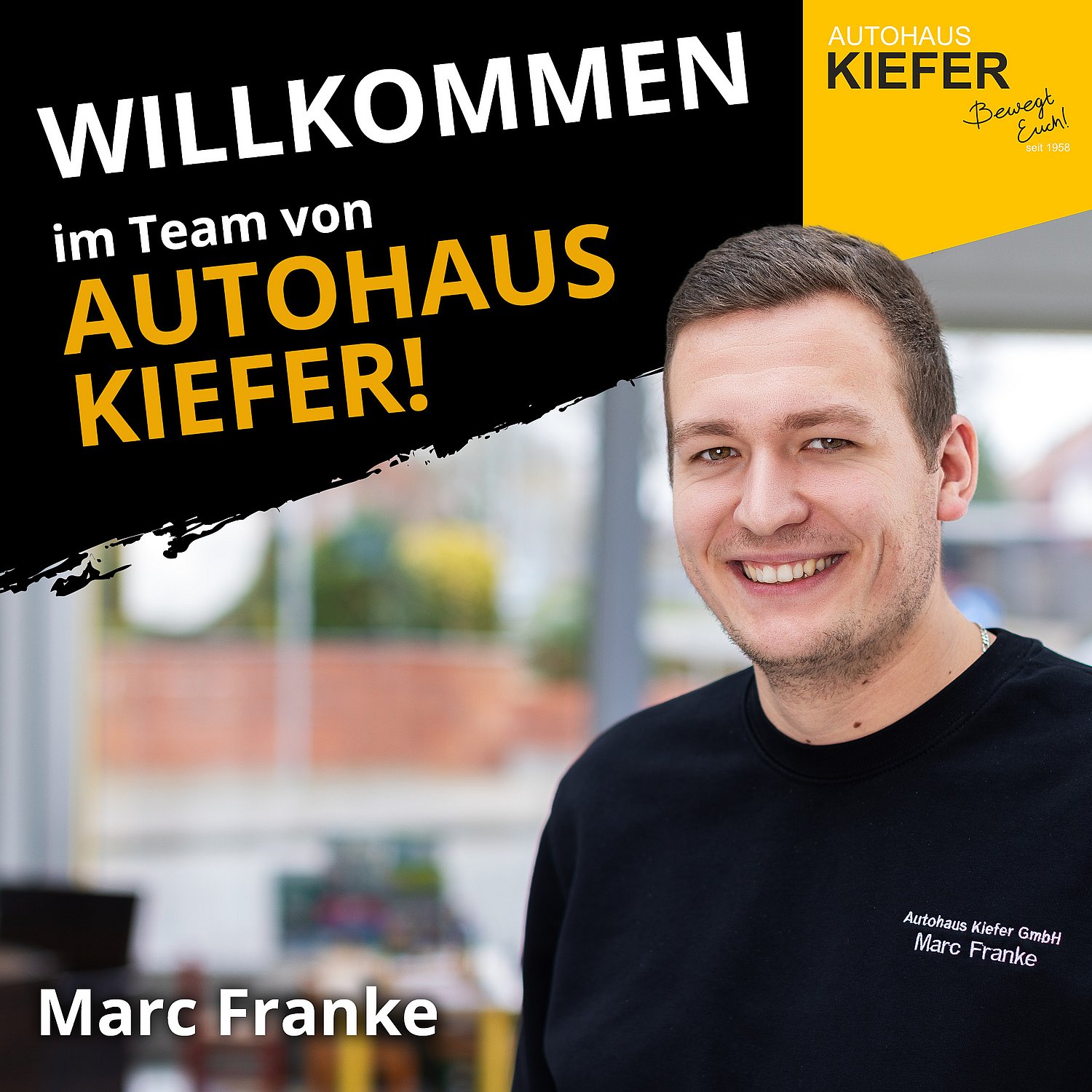 Autohaus Kiefer Marc Franke neu im Team